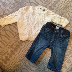 Gap outfit 3-6 months